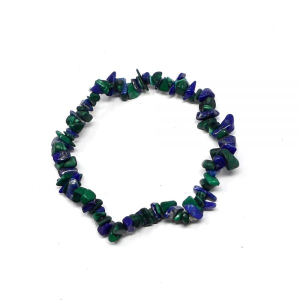 Malachite & Azurite Chip Bracelet All Crystal Jewelry azurite