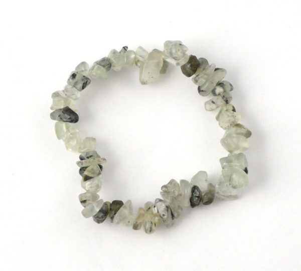 Green Garnet Single Strand Chip Bracelet All Crystal Jewelry bracelet