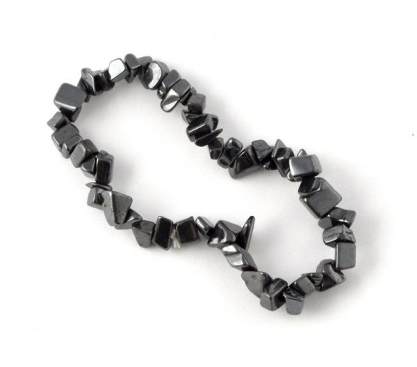 Hematite Single Strand Chip Bracelet All Crystal Jewelry bracelet