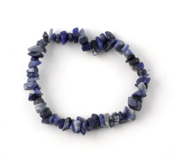 Sodalite Single Strand Chip Bracelet All Crystal Jewelry bracelet