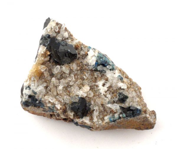 Lazulite with Quartz and Topaz Specimen All Raw Crystals lazulite