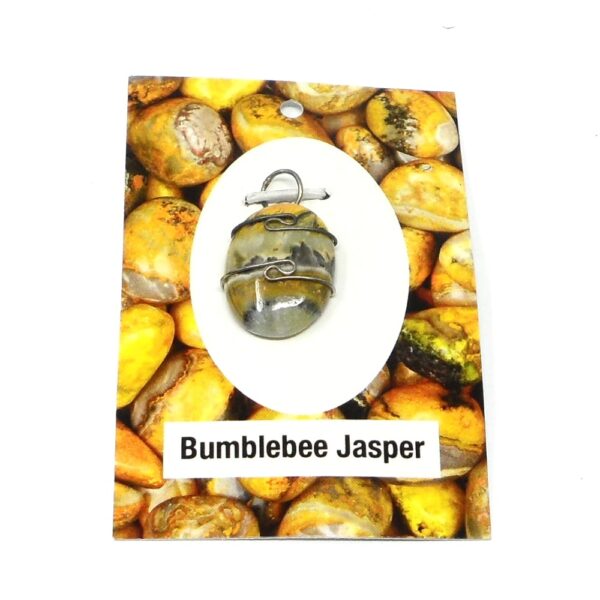 Bumblebee Jasper Pendant All Crystal Jewelry bumblebee jasper