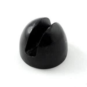 Wood Agate Stand, Round, Black, sm All Accessories black wood agate stand