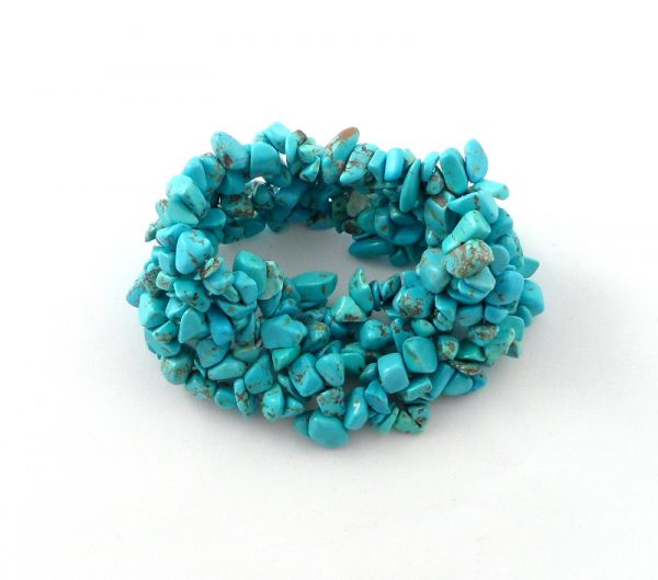 Blue Howlite 5-Strand Bracelet All Crystal Jewelry 5 strand