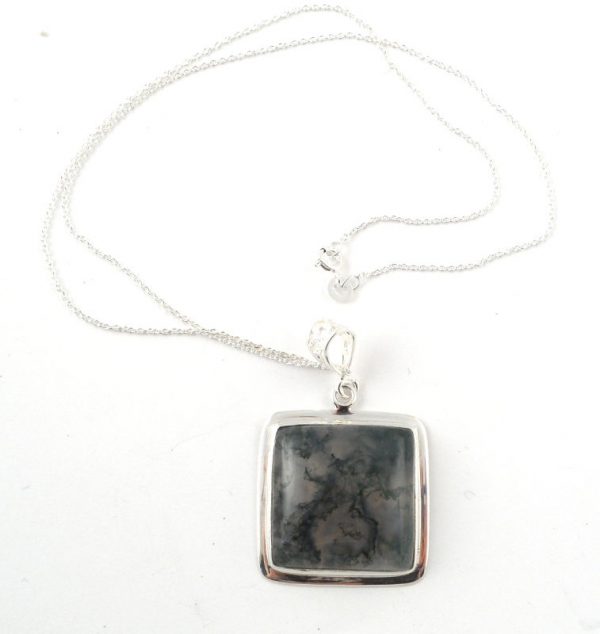 Moss agate pendant All Crystal Jewelry
