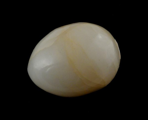 White Onyx Egg All Polished Crystals egg
