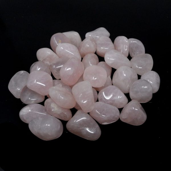 Quartz, Rose, sm, tumbled, 16oz All Tumbled Stones bulk pink quartz