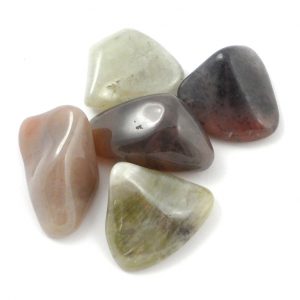 Grossularite, tumbled, 2oz Tumbled Stones grossularite