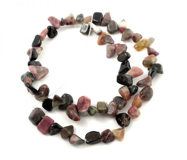 Mixed Tourmaline Chip Bead Strand All Crystal Jewelry chip bead