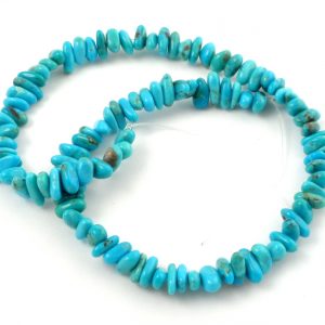 Turquoise (dyed) Chip Bead Strand All Crystal Jewelry chip bead