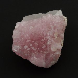 Rose Quartz Mineral Specimen All Raw Crystals cluster
