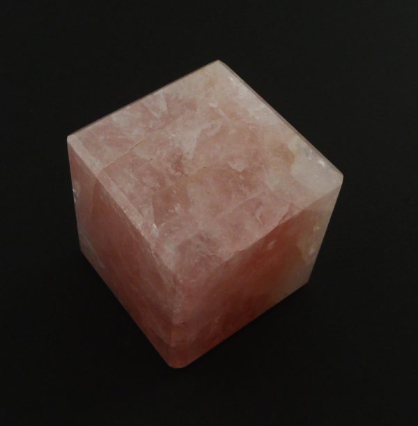 Rose Quartz Sacred Geometry Hexahedron (cube) All Specialty Items hexahedron
