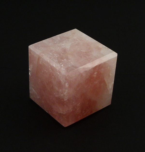 Rose Quartz Sacred Geometry Hexahedron (cube) All Specialty Items hexahedron