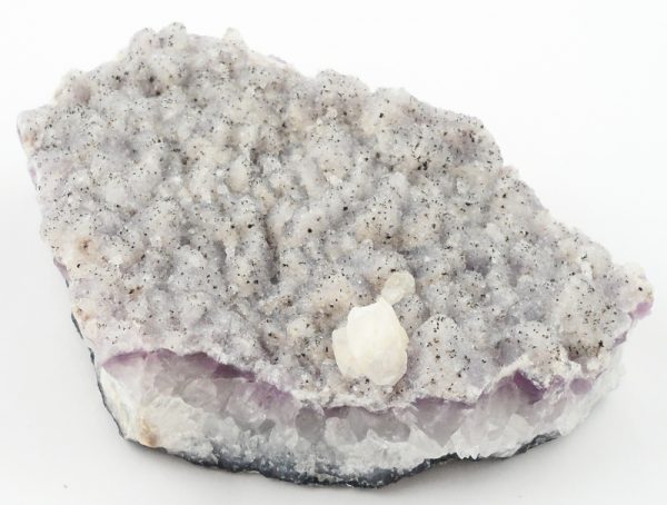 Amethyst Cluster with Calcite All Raw Crystals amethyst