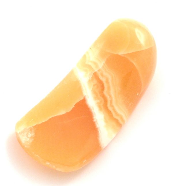 Calcite, Orange Wand All Polished Crystals calcite