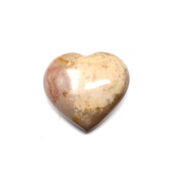 Petrified Wood Heart All Polished Crystals crystal heart