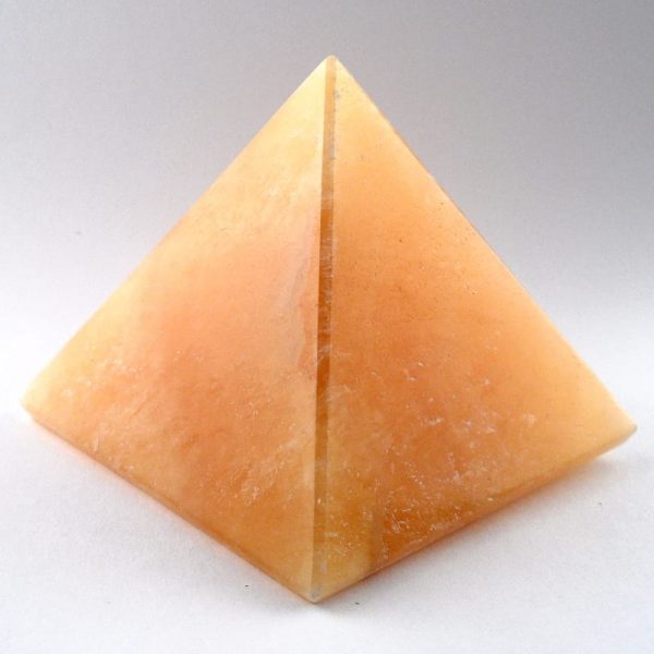 Orange Calcite Pyramid All Polished Crystals calcite