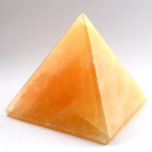 Orange Calcite Pyramid Polished Crystals calcite
