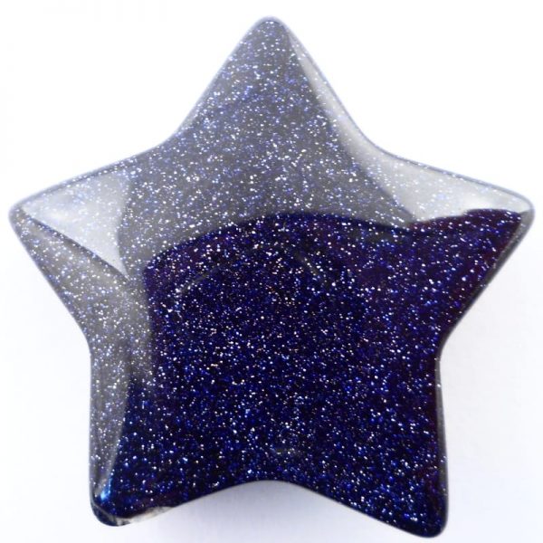Blue Goldstone Star medium All Specialty Items blue goldstone