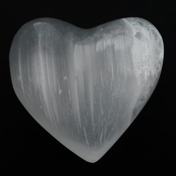Selenite Crystal Heart All Polished Crystals crystal heart