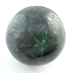 Chrysocolla in Black Tourmaline Sphere Polished Crystals black tourmaline