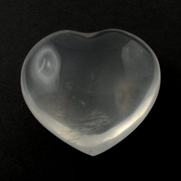 Girasol Quartz Heart All Polished Crystals crystal heart