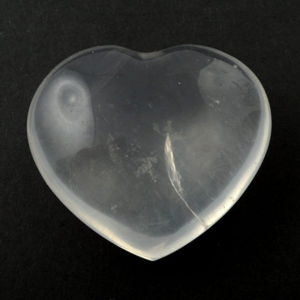 Girasol Quartz Heart All Polished Crystals crystal heart
