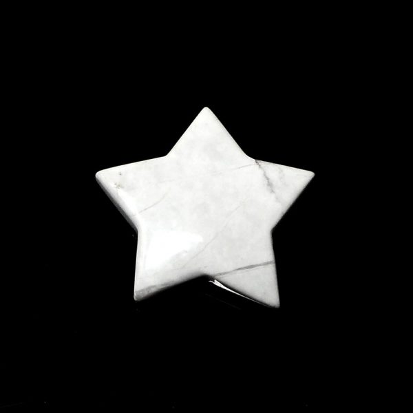 Howlite Star small All Specialty Items crystal star