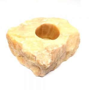 Orange Calcite Candle Holder Specialty Items candle holder