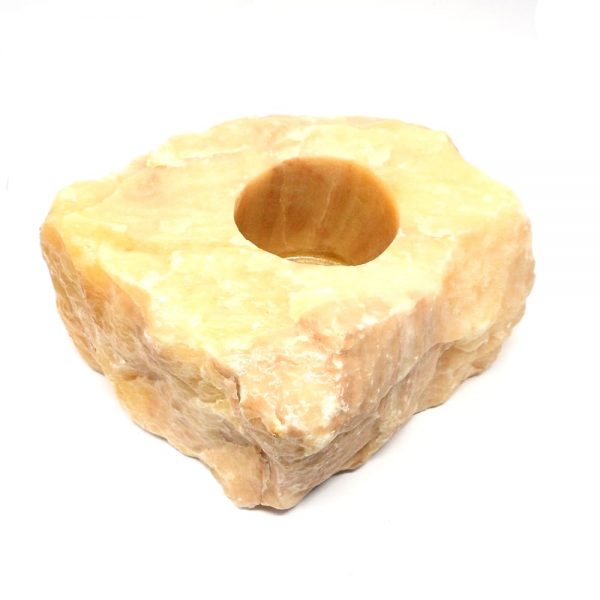 Orange Calcite Candle Holder All Specialty Items candle holder