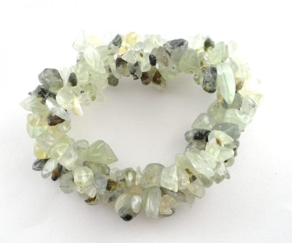 Green Garnet Three Strand Chip Bracelet All Crystal Jewelry bracelet