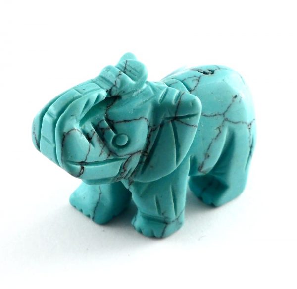Blue Howlite Elephant All Specialty Items blue howlite