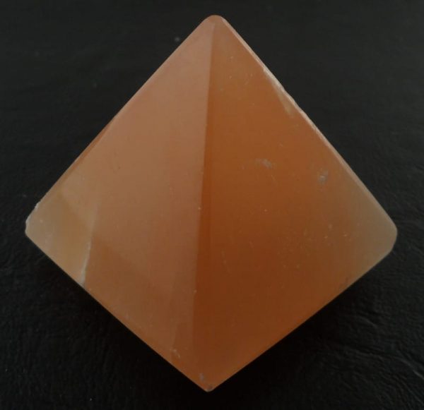 Selenite, Orange Pyramid All Polished Crystals orange selenite