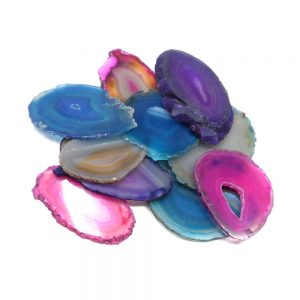 Agate Slabs, Mixed, pack of 10 size 0 Agate Products agate