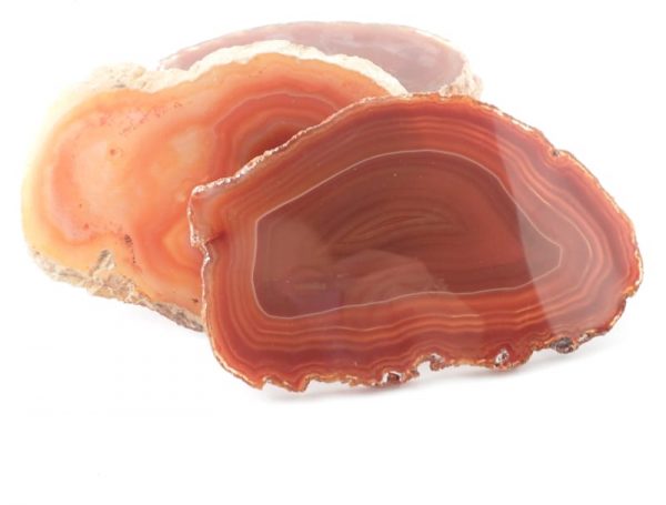 Agate Slabs, Orange, pack of 10 size 2 Agate Products agate