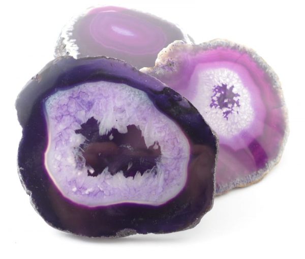 Agate Slabs, Purple, pack of 10 size 2 Agate Products agate