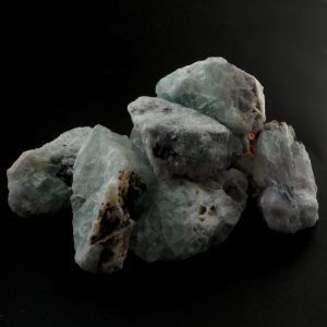 Fluorite on Celestite, raw bulk Raw Crystals celestite