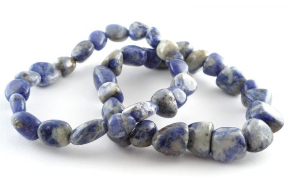 Sodalite Tumbled Stone Bracelet All Crystal Jewelry bracelet