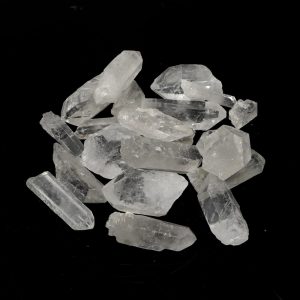 Quartz Points 0-3cm 8oz All Raw Crystals bulk clear quartz