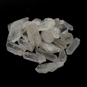 Quartz Points 2-6cm 16oz All Raw Crystals bulk clear quartz