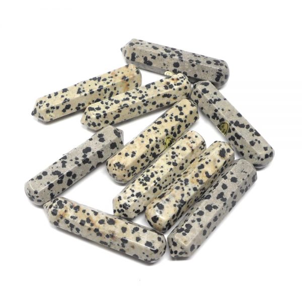 Dalmatian Jasper Wands pack of 10 All Polished Crystals bulk crystal wands