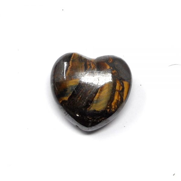 Tiger Iron Heart 30mm All Polished Crystals crystal heart