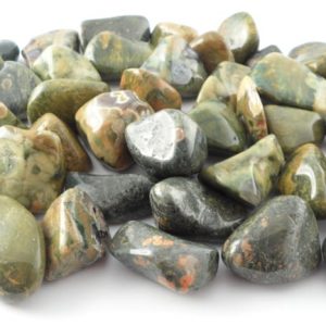 Rhyolite, tumbled, 16oz Tumbled Stones birds eye jasper