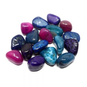 Dyed Agate xl tumbled 16oz All Tumbled Stones agate healing properties
