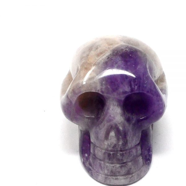 Chevron Amethyst Skull All Polished Crystals amethyst