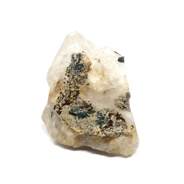 Gormanite & Siderite in Quartz All Raw Crystals gormanite