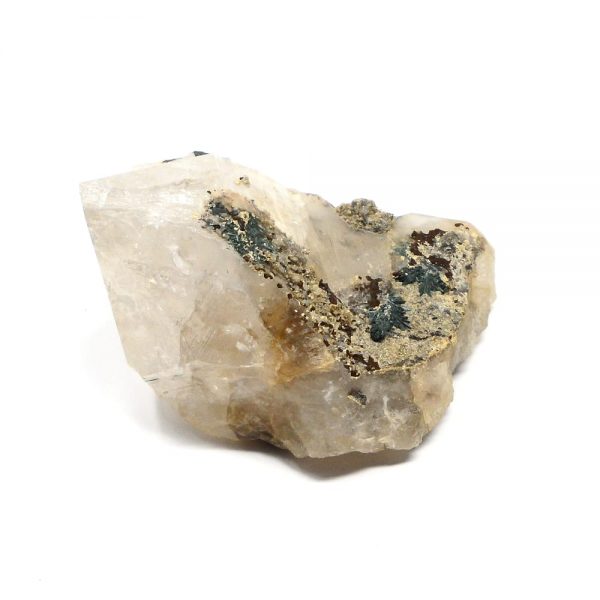 Gormanite & Siderite in Quartz All Raw Crystals gormanite