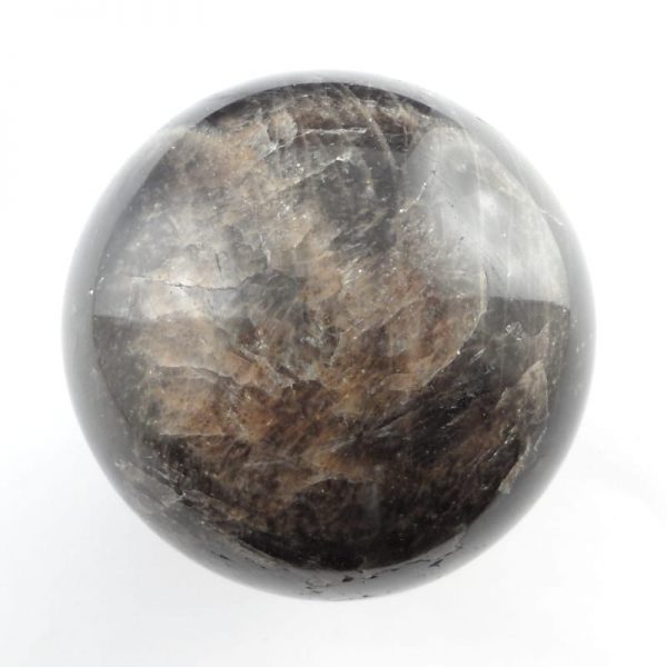 Moonstone, Black Sphere, 80mm All Polished Crystals black moonstone