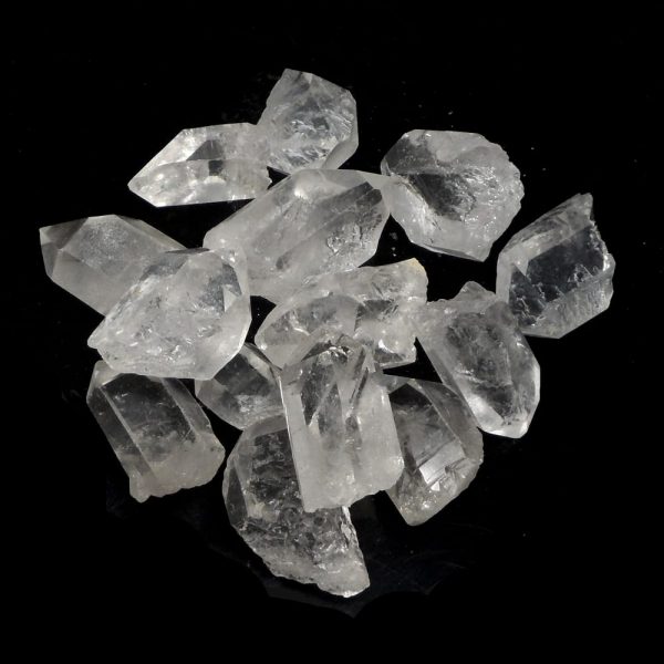 Quartz Points XQ 8oz All Raw Crystals bulk quartz
