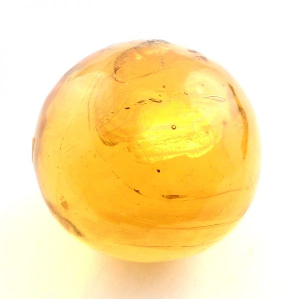Baltic Amber Sphere with bug All Polished Crystals amber